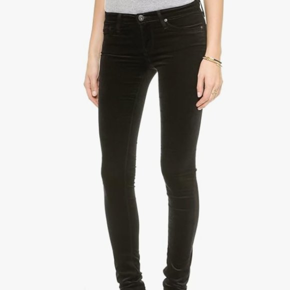 New Black Velvet AG Jeans. Stylish. Flattering. - Picture 1 of 3
